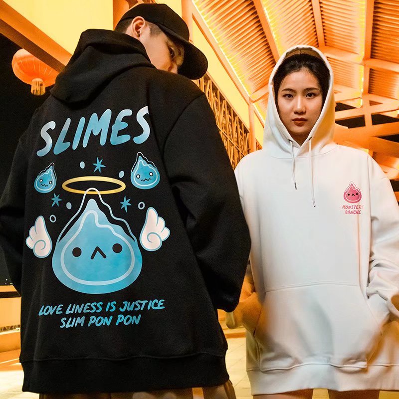 Áo Hoodie Dáng Rộng Thời Trang Thu Đông Âu Mỹ Dành Cho Cặp Đôi (M-8Xl)