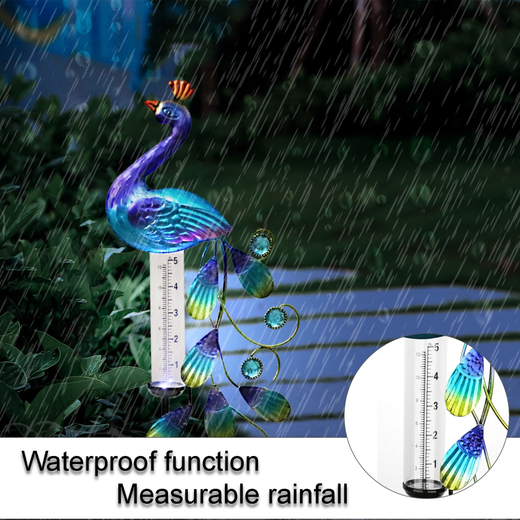 Đèn Trang Trí Sân Vườn Hình Chim Công