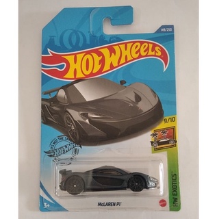 Mô hình xe đồ chơi hot wheels mclaren p1 màu đen hw p 2020 cho bé