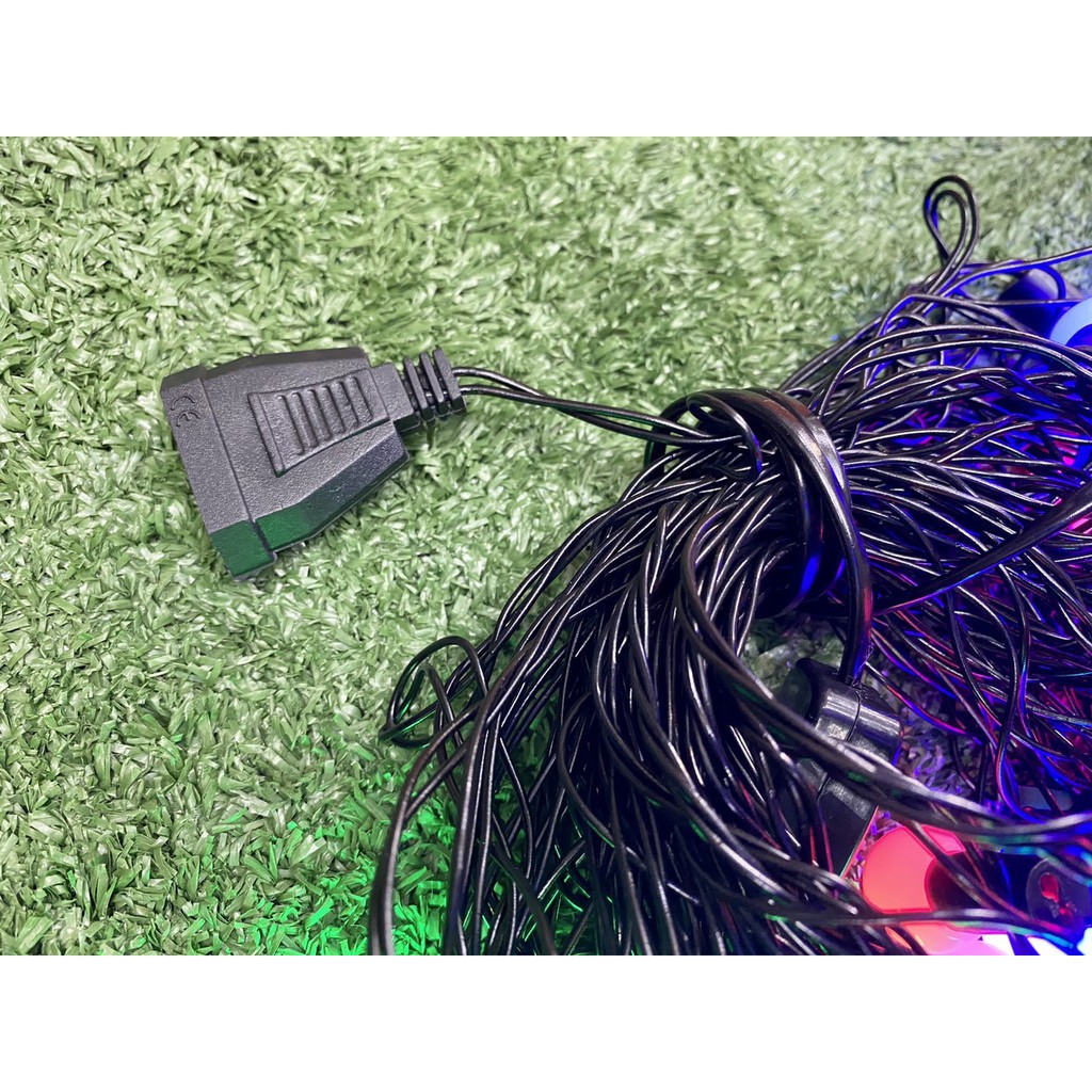 DÂY ĐÈN CHERRY BALL ĐỤC 10 MÉT 50 BÓNG CÓ PHÍCH NỐI TIẾP