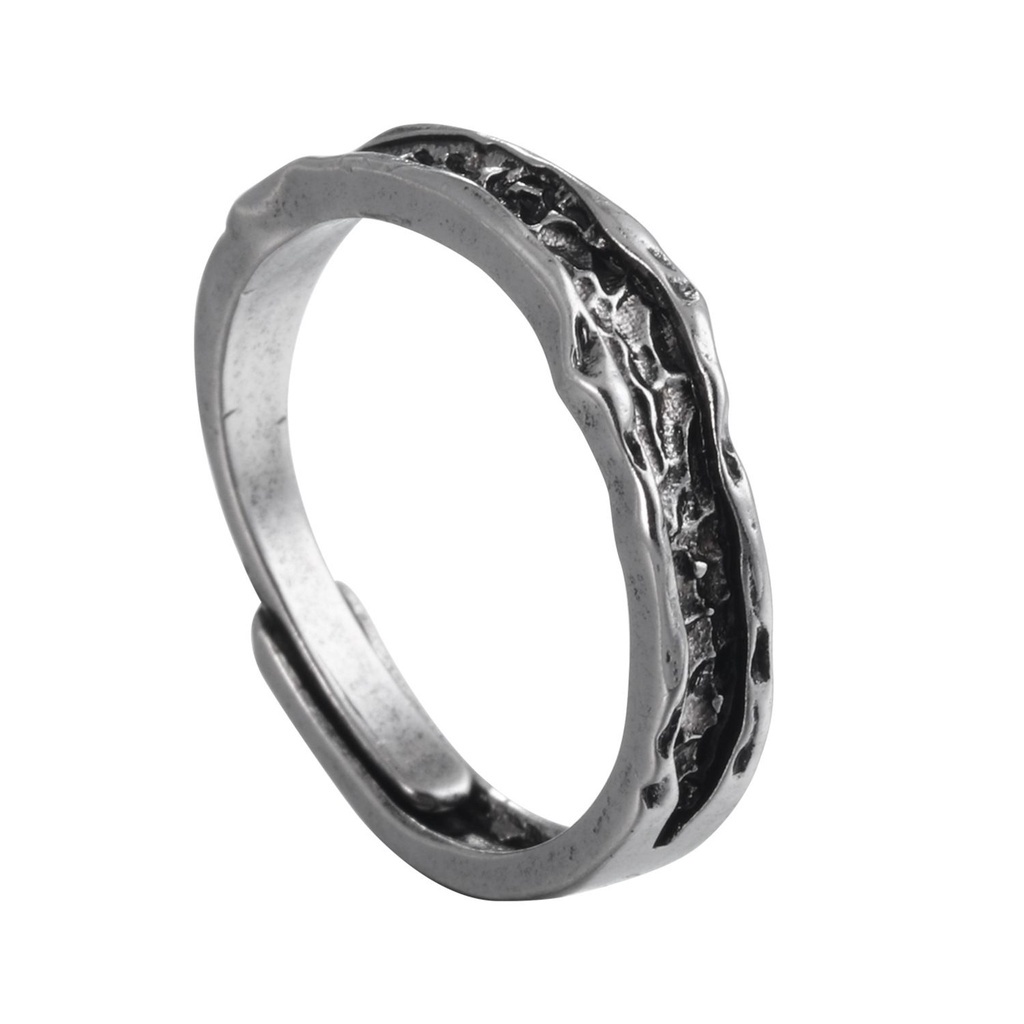 Nhẫn Cặp Đôi Dạng Mở Điều Chỉnh Được Phong Cách Gothic