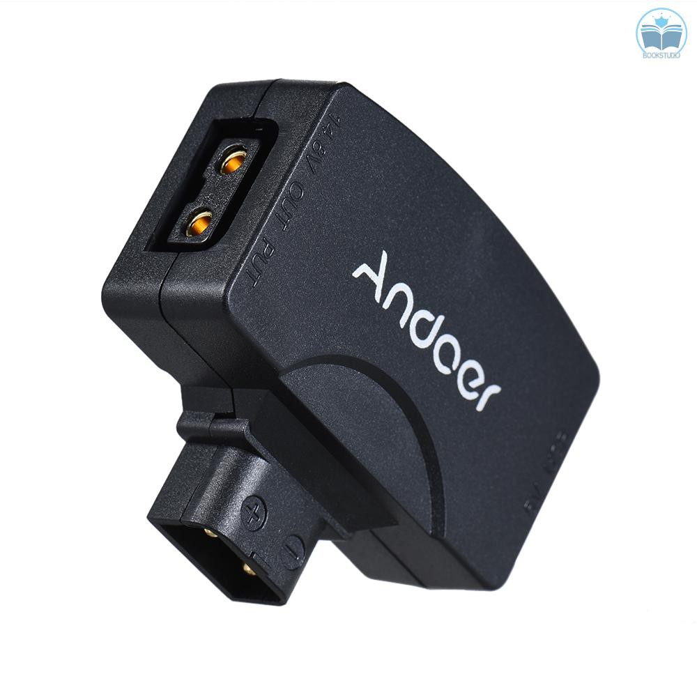 Andoer D-Tap to 5V USB Adapter Connector for V-Mount Camcorder Camera Battery for BMCC for  7/6/6plus for   iOS Android 