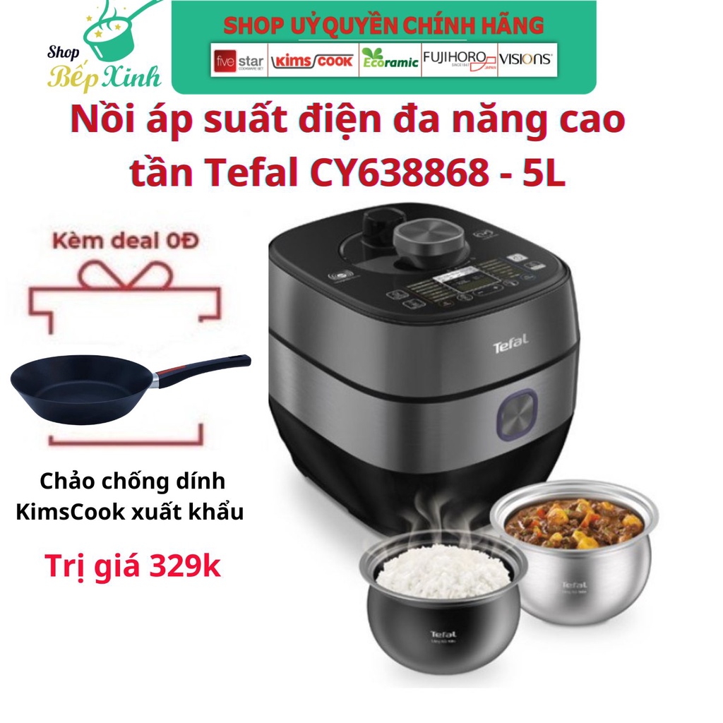 Nồi áp suất Tefal Smart Pro IH Multicooker CY638868 - 1300W, 5L