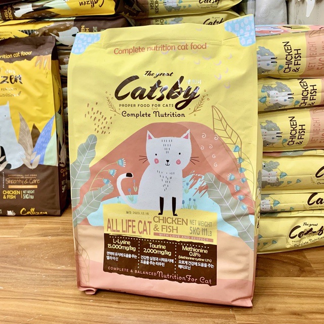 [PET XINH] Hạt Catsby Hàn Quốc cho mèo mọi lứa tuổi túi 5 kg