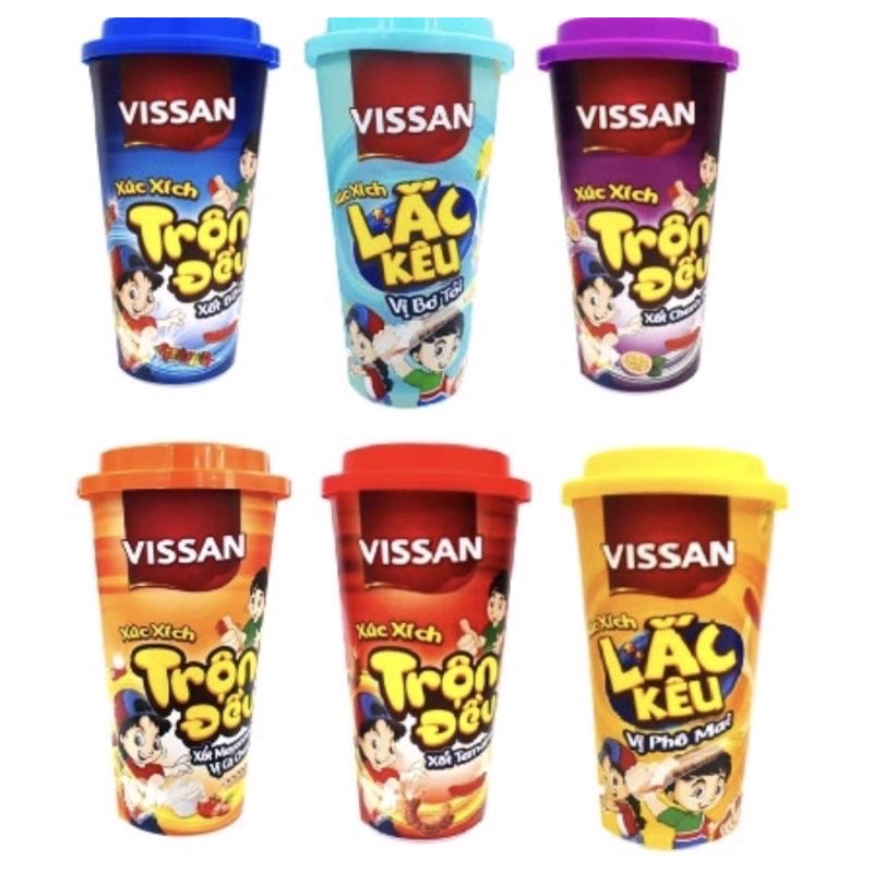 Xúc Xích Lắc Vissan Combo 5 Hộp ngẫu nhiên