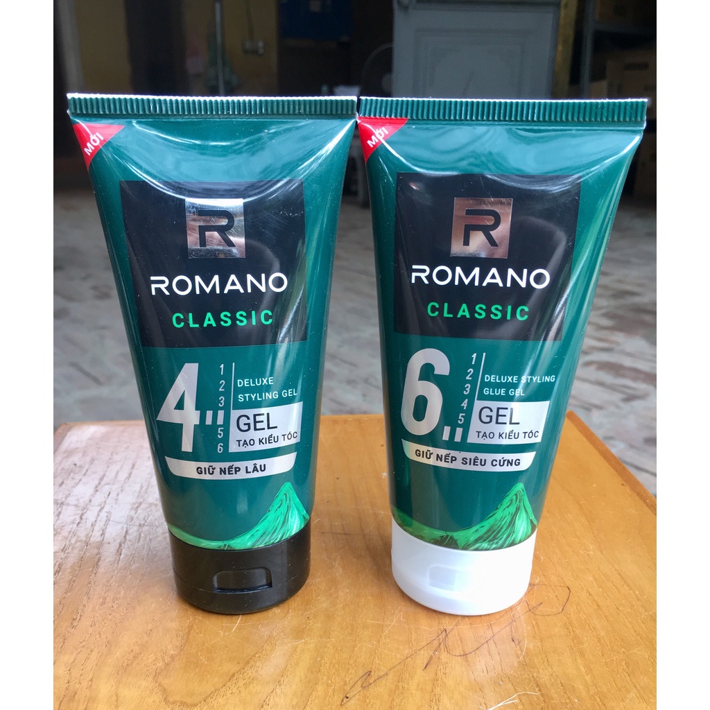 Gel vuốt tóc Romano Classic 4/6 150g