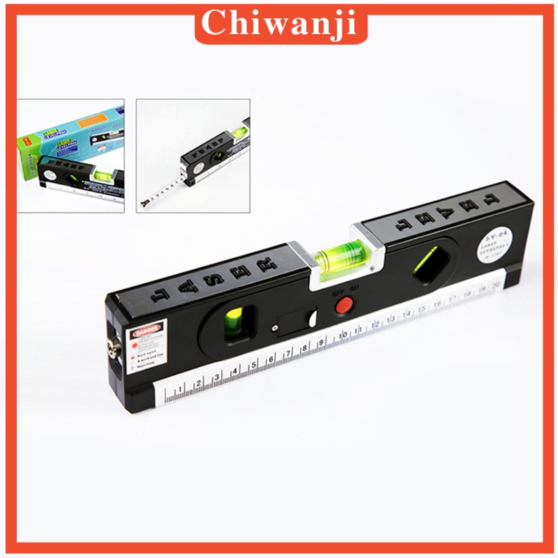 Laser Level Aligner Vertical Accurate with Locking Measuring Tape Ruler