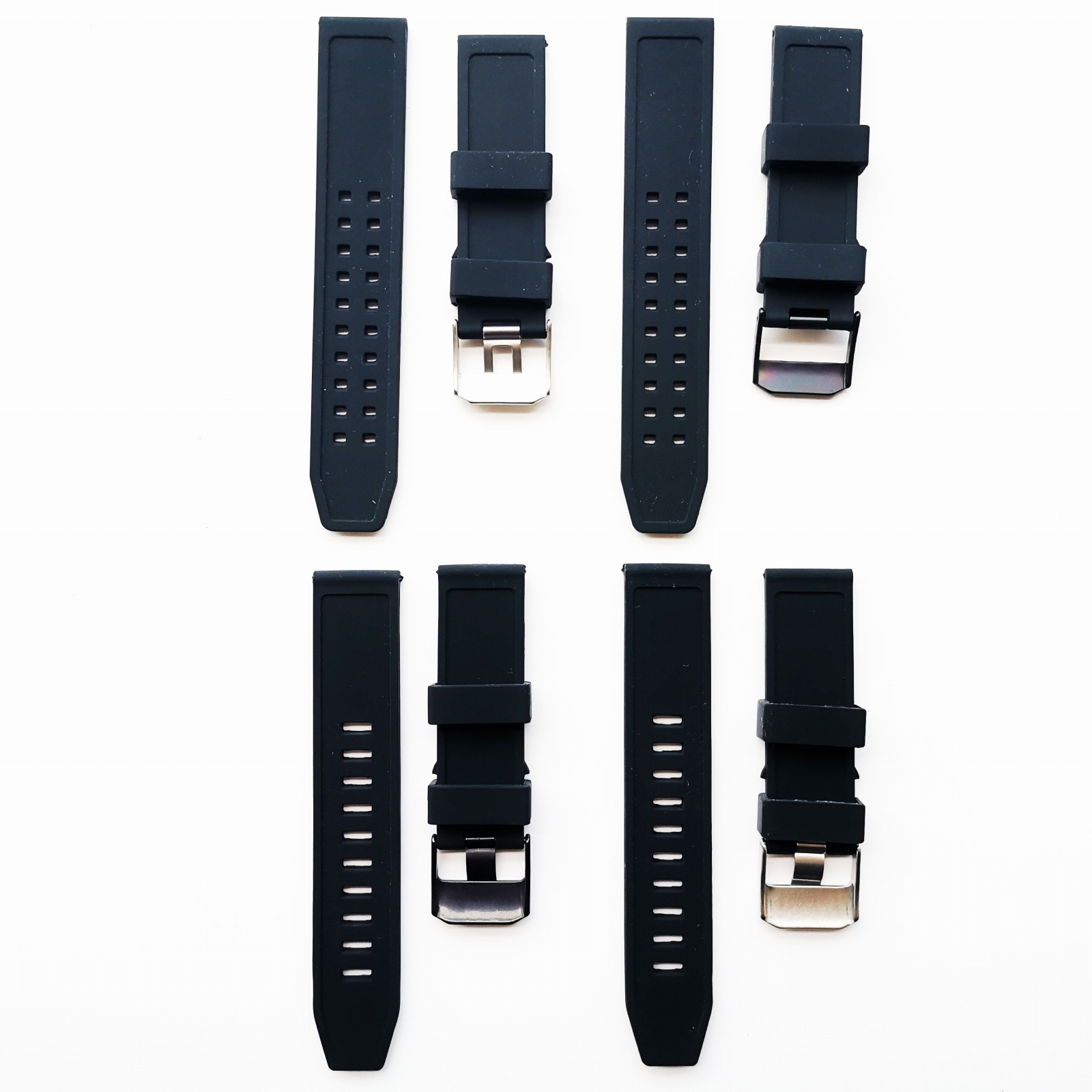 Universal Watchstraps Silicone Watch Strap Dây đeo cao su 23mm Dây đeo đồng hồ Band 3051 3150 Compass Series Watchbands