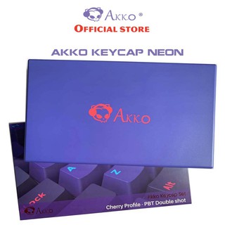 Bộ nút bàn phím Keycap AKKO NEON (PBT Double-Shot, Cherry profile, 157 nút)