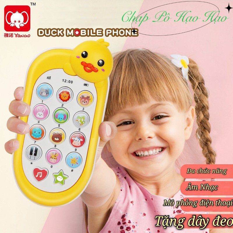 ĐỒ CHƠI ĐIỆN THOẠI IPHONE VỊT VÀNG