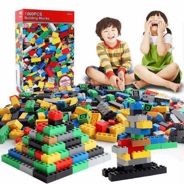 Bộ lego lắp ráp 1000 chi tiết.