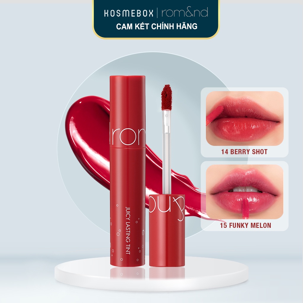 Son Tint Lì Mịn Môi Romand Juicy Lasting Tint 4.8g