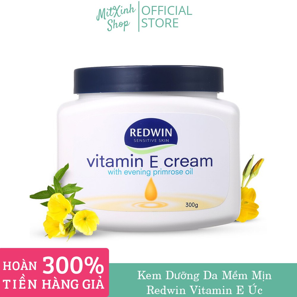 Kem Dưỡng Da Mềm Mịn Redwin Vitamin E Úc - Cam kết hàng chính hãng