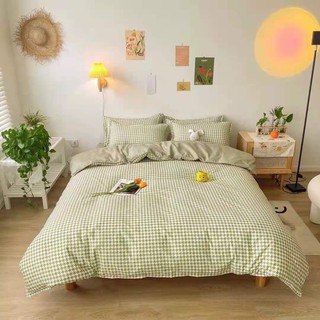 Bộ cotton poly kẻ ziczac