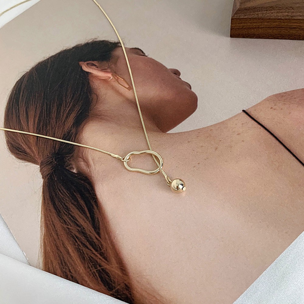 Dây Chuyền Hợp Kim Mặt Hình Khóa Thời Trang Cho Nữ