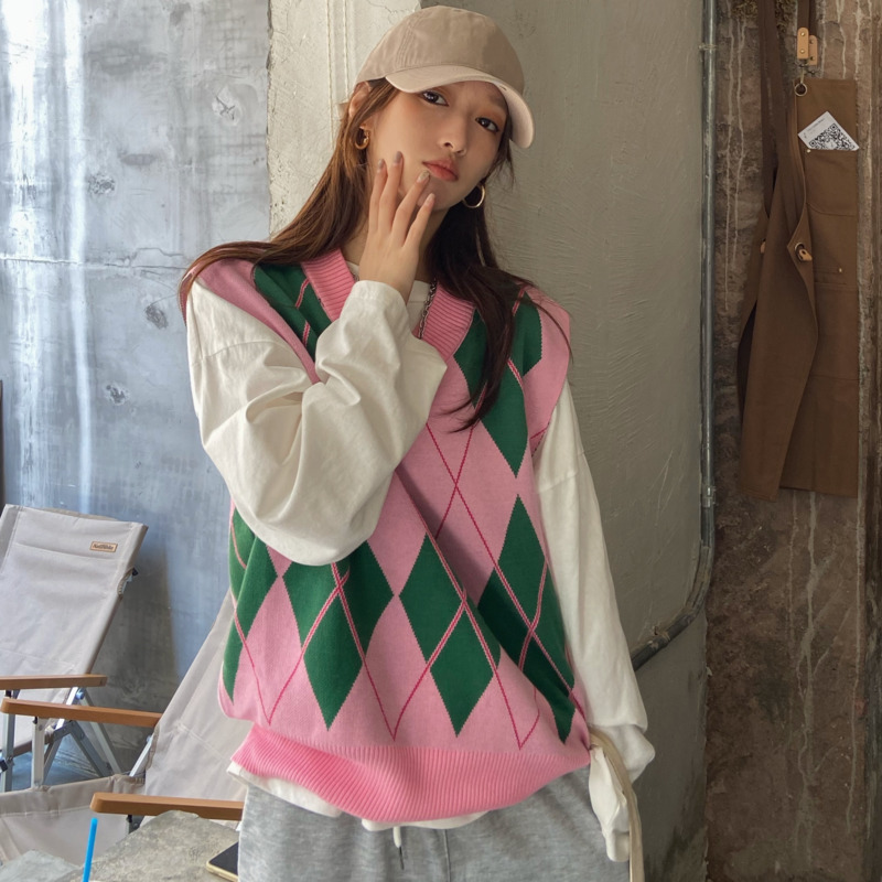 Áo Len Không Tay Cổ V Thời Trang Dành Cho Nữ | BigBuy360 - bigbuy360.vn