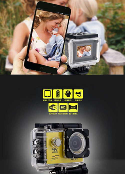 CAMERA 4K SPORT CAM,WIFI, REMOTE | BigBuy360 - bigbuy360.vn