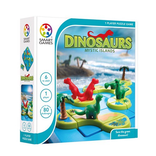 Đồ chơi trí tuệ thử thách Smart Games Hòn đảo Khủng Long huyền bí cho bé từ 6 tuổi với 80 thử thách