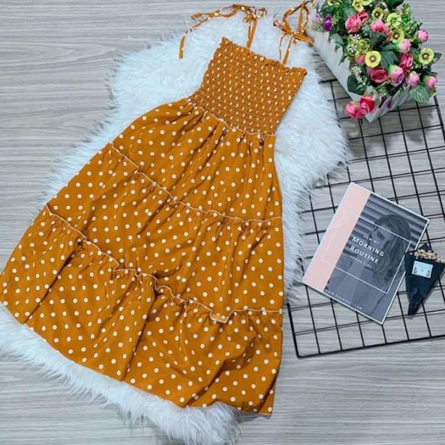 Maxi bi buộc dây.