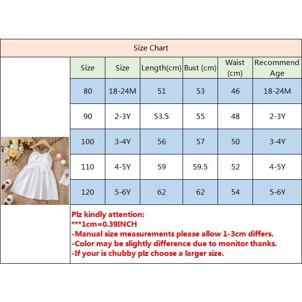 Đầm công chúa hai dây MIKRDOO thắt nơ màu trắng dễ thương thời trang mùa hè cho bé gái