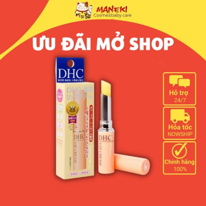 Son Dưỡng Môi Nhật Bản DHC Lip Cream 1,5g