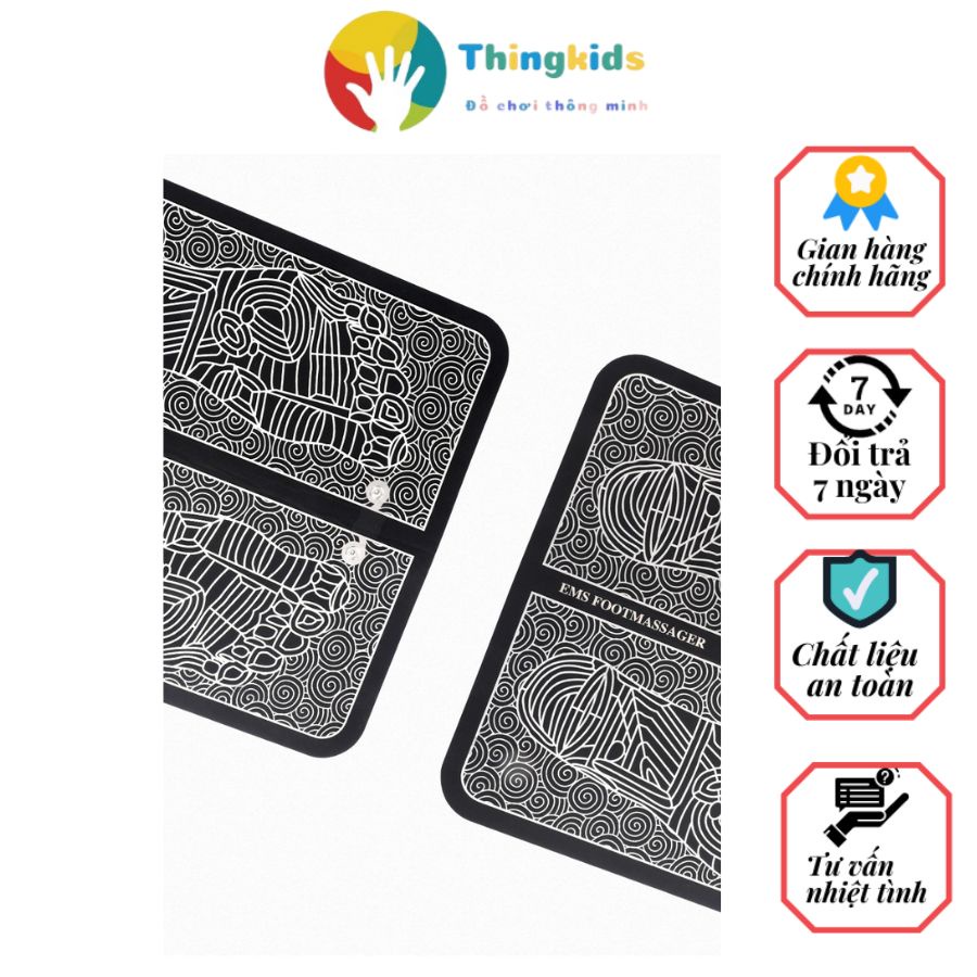 Máy kích thích cơ bắp cải thiện lưu thông máu Mát xa chân bằng điện EMS - Thingkids