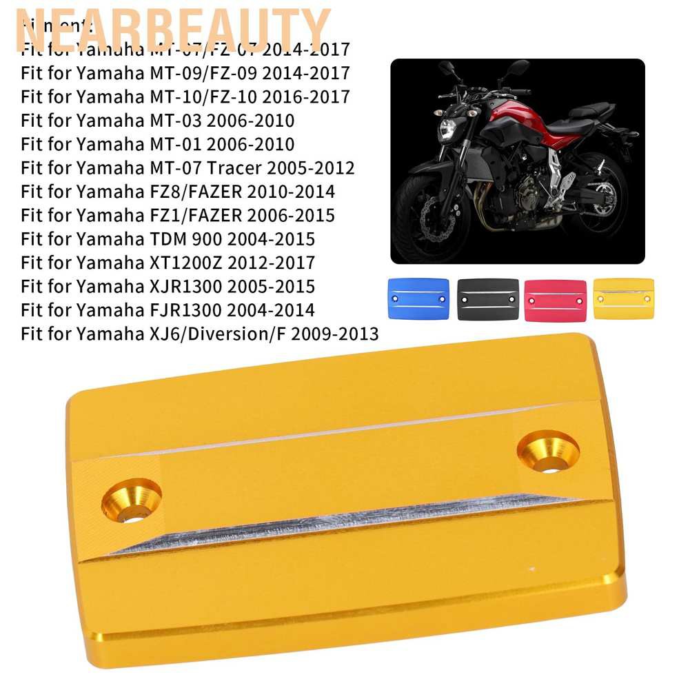 Nắp Đậy Bình Dầu Phanh Trước Bằng Hợp Kim Nhôm Cho Yamaha Mt-07 / 09 Fz1 / Fz8 Xj6