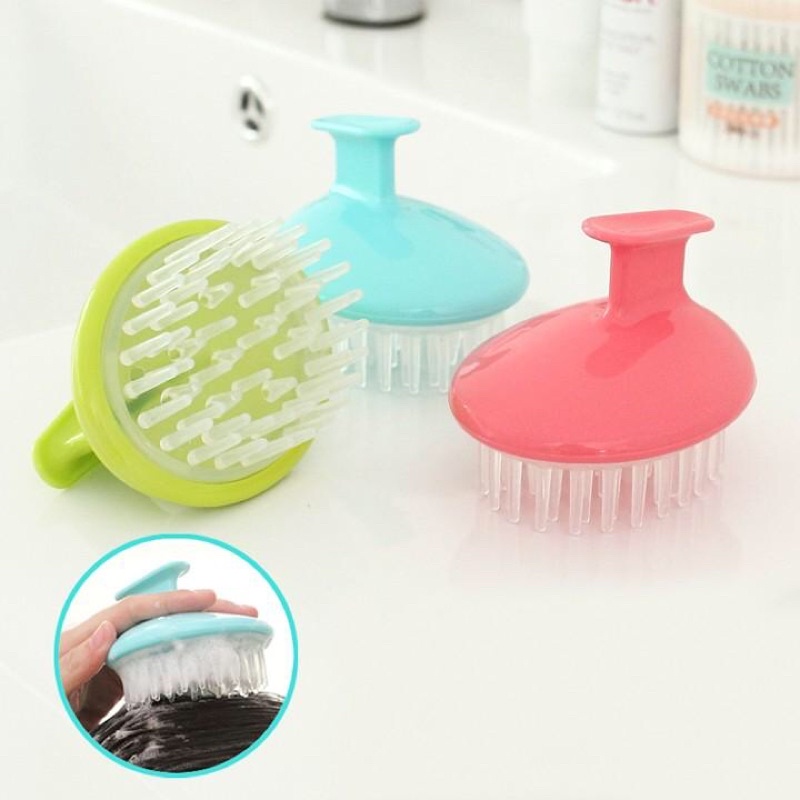Lược gội đầu bằng silicon mát xa da đầu giảm rụng kích thích mọc tóc
