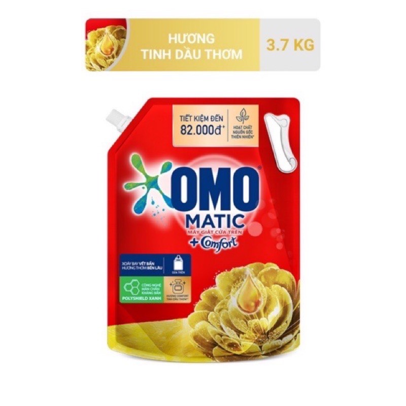 nước giặt OMO matic tinh dầu thơm 3,6 kg