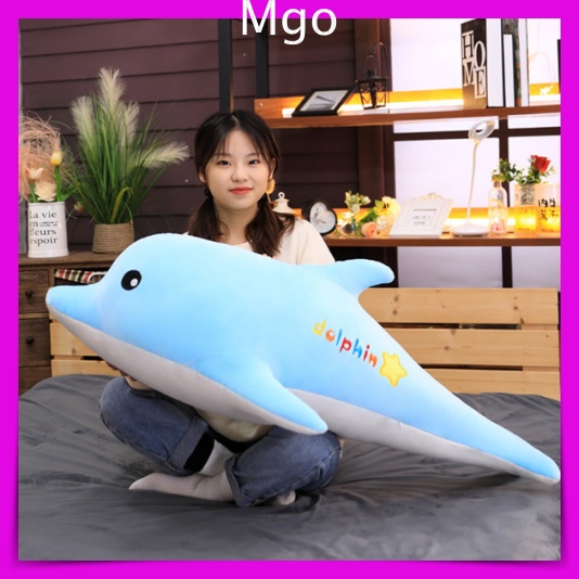 Gấu Bông Teddy Hình Cá Heo, Thú Nhồi Bông Hình Cá Heo DOLPHIN Siêu Đáng Yêu Size 50 cm 85 cm