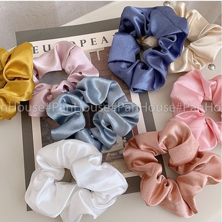 Dây buộc tóc Scrunchies Lụa Satin Bóng panhouse