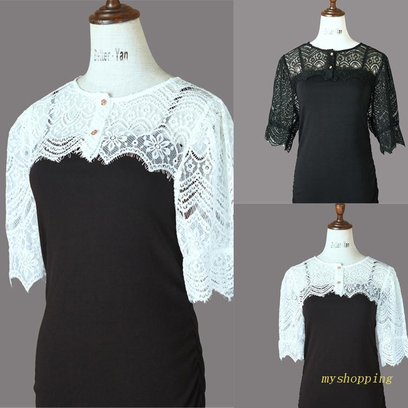 Áo Cổ Thuyền Giả Ren Thời Trang Sang Trọng Cho Nữ