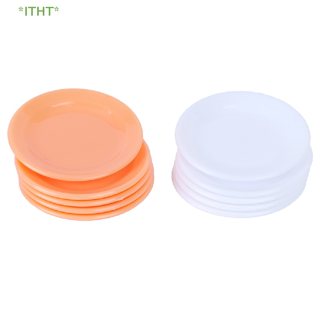 Set 5 Đĩa Đồ Chơi Mini Tỉ Lệ 1: 12 Dành Cho Nhà Búp Bê Mới