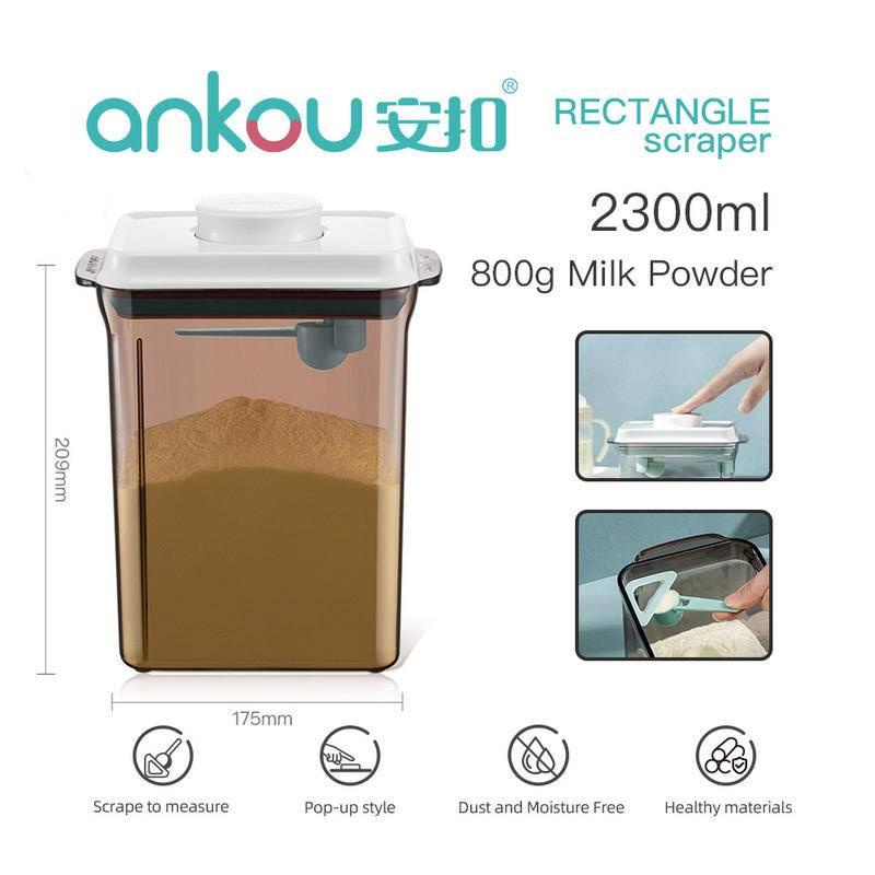 Hộp Đựng Sữa Bột Kín Khí Chống Tia UV Tiện Lợi Dung Tích 2300ml