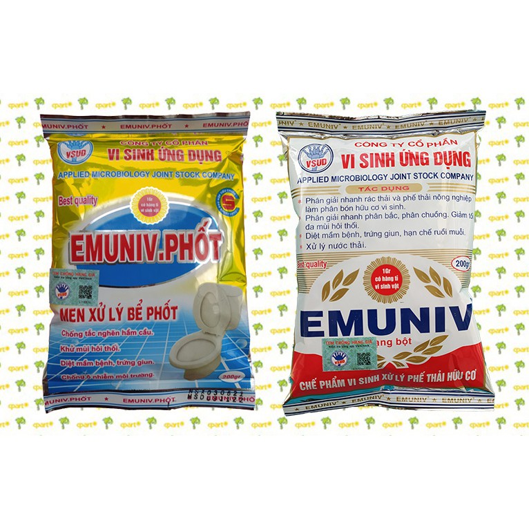 Vi sinh EMUNIV bột - Gói 200g