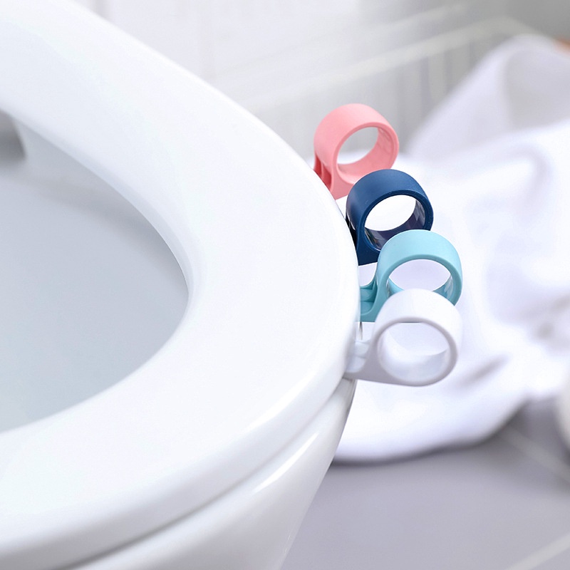 Dụng cụ nâng nắp bồn vệ sinh kiểu hoạt hình tiện dụng mang theo du lịch