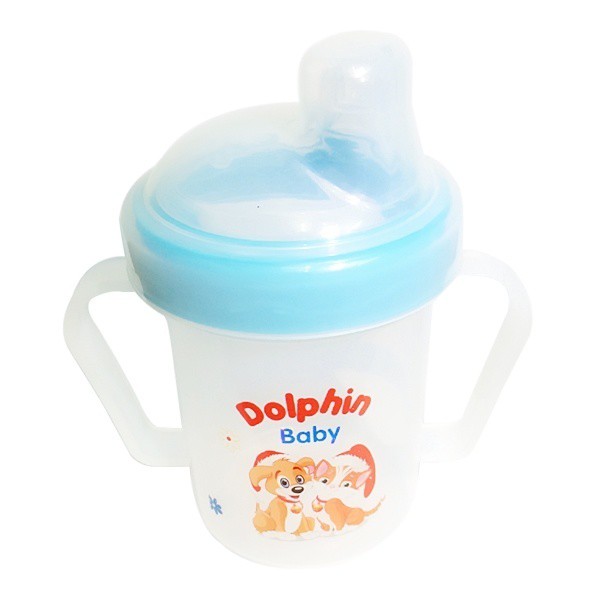 BÌNH TẬP UỐNG 3 TIA DOLPHIN 250ML - TẶNG KÈM BÀN CHẢI ĐÁNH RĂNG EM BÉ DỄ THƯƠNG