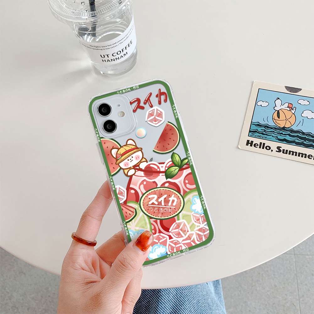 Ốp Điện Thoại Tpu Mềm Chống Sốc In Hình Thỏ Kirby Cho iPhone 11 12 13 pro max XS X XR XSMax 7 8 6 6s plus 5 4 SE 2020