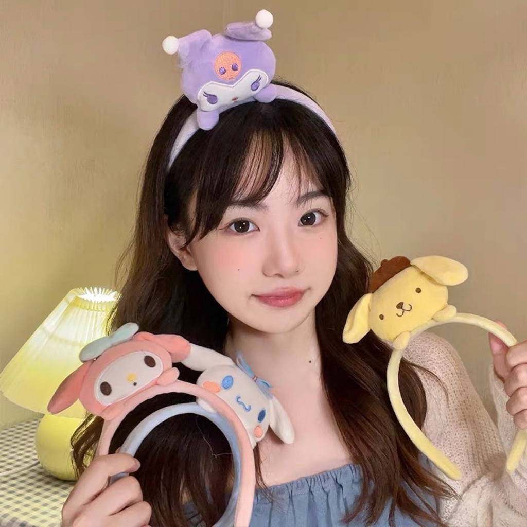 Băng Đô Cài Tóc Hình Búp Bê Hoạt Hình Dễ Thương