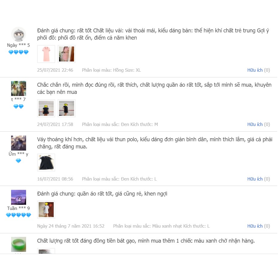 Váy Thun Polo Suông Co Giãn Nhẹ Nhàng Dễ Thương