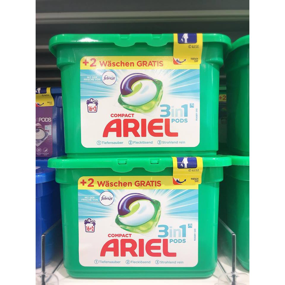 Viên Giặt Áo Chuyên Dụng Ariel all in 1 🔸Nhập Khẩu Đức🔸