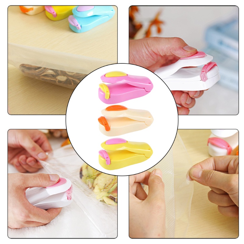 Dụng Cụ Niêm Phong Miệng Túi Nhựa Mini Cầm Tay
