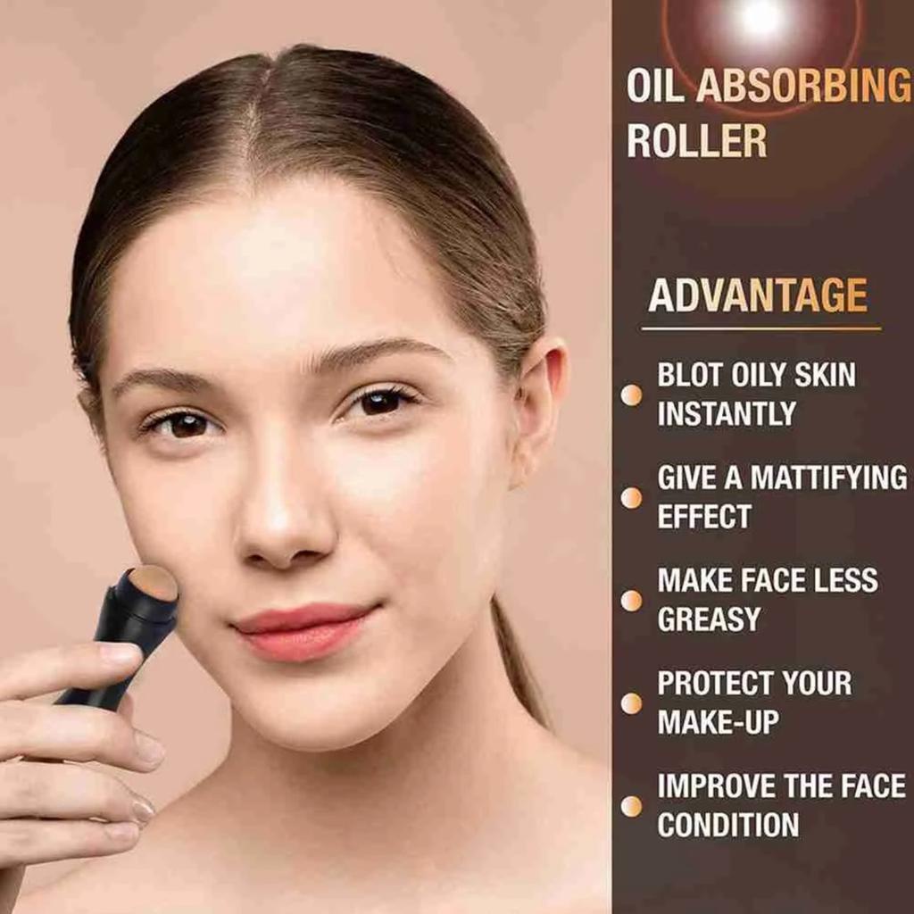 Thanh lăn hấp thụ dầu nhờn loại bỏ vết thâm trên khuôn mặt hiệu quả chiết xuất từ đá núi lửa