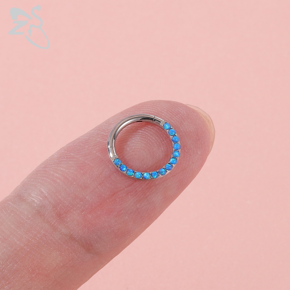 Khuyên xỏ mũi / tai / mũi bằng thép không gỉ sành điệu 16g