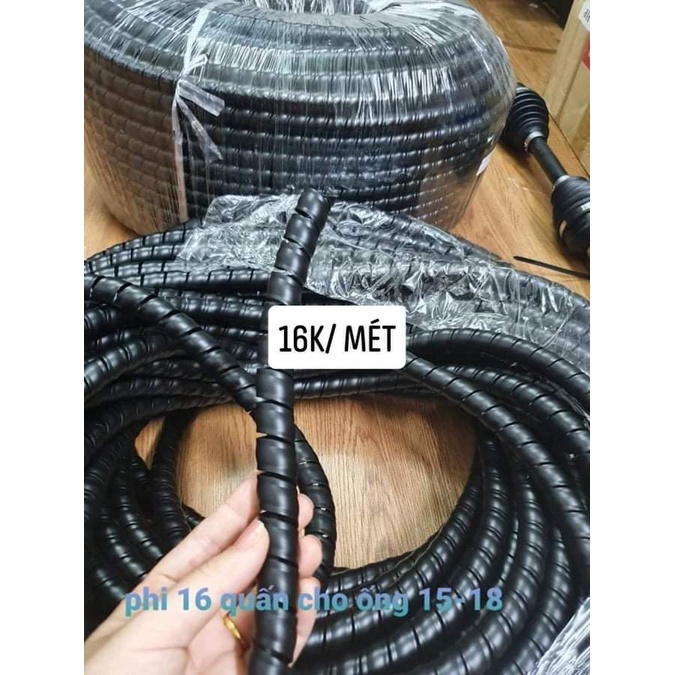 Ống quấn bảo vệ dây thủy lực 1 mét phi 12,16,18,22,25,30,35,42,45,50mm