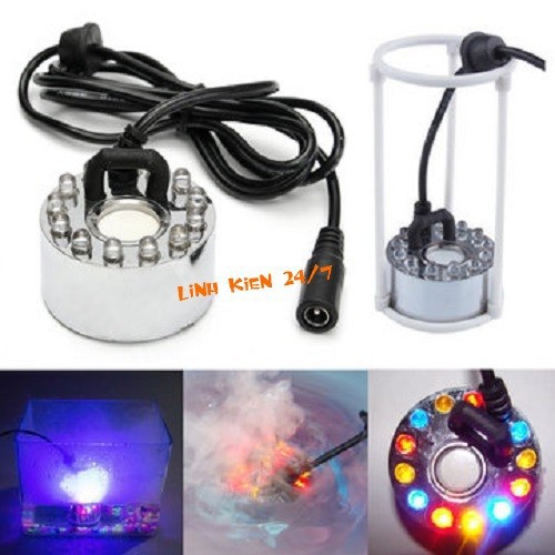 Máy phun sương có đèn led thay đổi màu kèm nguồn adapter 24V