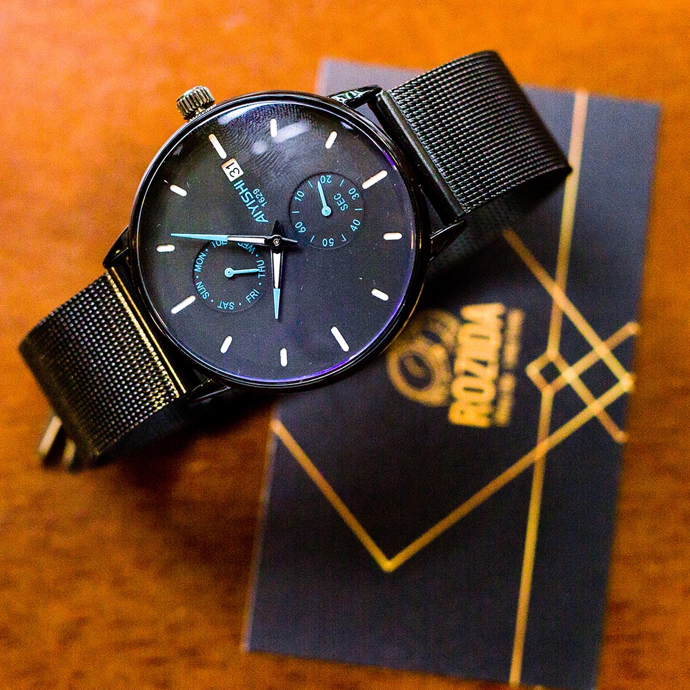 Đồng hồ nam đẹp chính hãng giá rẻ dây thép lụa cao cấp chống nước thời trang Rozida'1 DH20 | WebRaoVat - webraovat.net.vn
