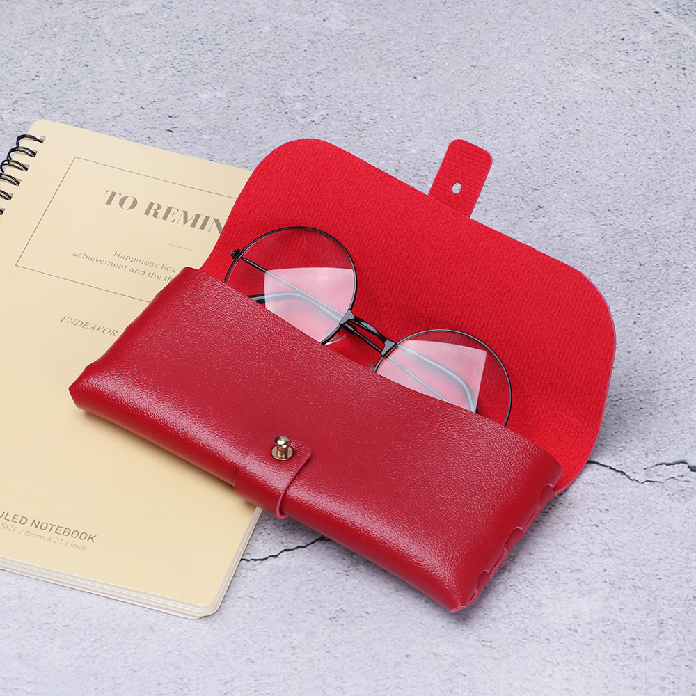 Hộp Da Pu Đựng Mắt Kính Kiểu Dáng Cổ Điển