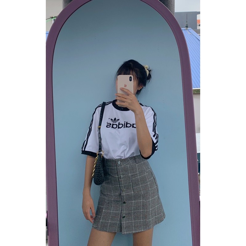 Chân váy dạ kẻ chuẩn Quảng Châu loại 1 | BigBuy360 - bigbuy360.vn