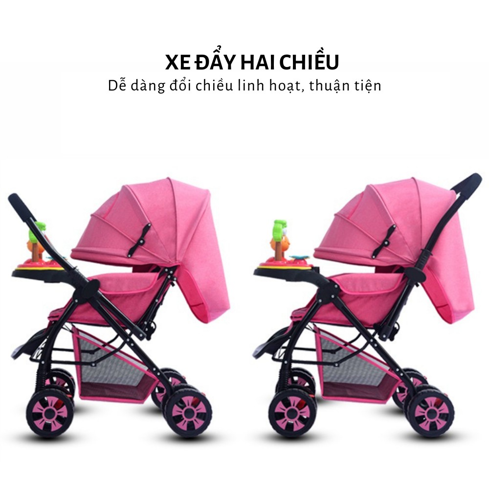 Xe đẩy hai chiều cao  cấp CS.8001